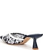 Color:Navy/White - Image 3 - x Caelynn Bell Tivoli Floral Pointed Toe Dress Mules