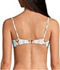 Gianni Bini x Cyd Morris The Ines Dainty Floral Stripe Underwire Bralette Swim Top - Image 2