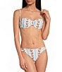 Gianni Bini x Cyd Morris The Ines Dainty Floral Stripe Underwire Bralette Swim Top - Image 3