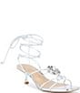 Gianni Bini x Cyd Morris The Minnie Leather Seashell Ankle Wrap Sandals - Image 2