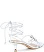 Gianni Bini x Cyd Morris The Minnie Leather Seashell Ankle Wrap Sandals - Image 4