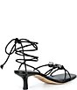 Gianni Bini x Cyd Morris The Minnie Leather Seashell Ankle Wrap Sandals - Image 5