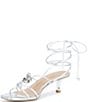 Gianni Bini x Cyd Morris The Minnie Leather Seashell Ankle Wrap Sandals - Image 6