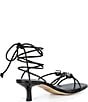 Gianni Bini x Cyd Morris The Minnie Leather Seashell Ankle Wrap Sandals - Image 3