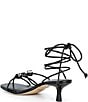 Gianni Bini x Cyd Morris The Minnie Leather Seashell Ankle Wrap Sandals - Image 5