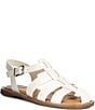 Gianni Bini x Cyd Morris The Captain Leather Square Toe Fisherman Sandals - Image 1