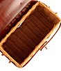 Gianni Bini x Cyd Morris The Dottie Brown Large Wicker Satchel Bag - Image 3