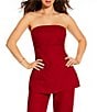 Gianni Bini x Cyd Morris The Kelsi Strapless Linen Coordinating Top - Image 1