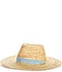 Gianni Bini x Cyd Morris The Walter Straw Hat with Interchangeable Scarf - Image 1