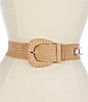 Gianni Bini x DANNIJO Jewel Embellished Stretch Fabric Belt, Color:Natural/Clear - Image 1