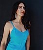 Gianni Bini x DANNIJO Kai Sweetheart Neckline Sleeveless Satin Slip Maxi Dress, Color:Hawaii - Image 5
