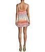 Gianni Bini x DANNIJO Twiggy Ombre Sequin Square Neck Sleeveless Mini Dress, Color:Desert Dye - Image 2