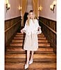 Gianni Bini x Hadley Greene Castleman Crochet Knit Boat Neck Fringe Trim Pullover Cape - Image 5