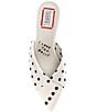 Gianni Bini x Hadley Greene Chateau Suede Polka Dot Shirt Collar Heeled Mules - Image 6