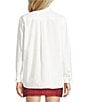 Gianni Bini x Hadley Greene Dolly Embroidered Collar Long Sleeve Button Down Top - Image 3