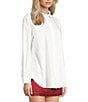 Gianni Bini x Hadley Greene Dolly Embroidered Collar Long Sleeve Button Down Top - Image 4