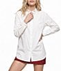 Gianni Bini x Hadley Greene Dolly Embroidered Collar Long Sleeve Button Down Top - Image 2