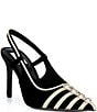 Gianni Bini x Hadley Greene Etta Velvet Band Jacket Slingback Pumps - Image 2