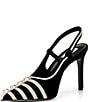 Gianni Bini x Hadley Greene Etta Velvet Band Jacket Slingback Pumps - Image 5
