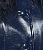Gianni Bini x Hadley Greene Federica Coated Fur Trim Collared Long Sleeve Jacket - Image 5