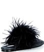Gianni Bini x Hadley Greene Florence Leather Feather Square Toe Mules - Image 5