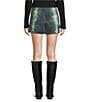 Gianni Bini x Hadley Greene #double;Greene#double; Zebra Printed Satin A-Line Mini Skort - Image 3