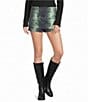 Gianni Bini x Hadley Greene #double;Greene#double; Zebra Printed Satin A-Line Mini Skort - Image 2