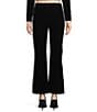 Gianni Bini x Hadley Greene Velvet Palmer High Rise Flare Leg Coordinating Pants - Image 3