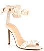 Color:Bisque - Image 2 - x Jess Southern Jean Pearl Studded Bow Chain Dress Sandals