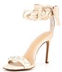 Color:Bisque - Image 5 - x Jess Southern Jean Pearl Studded Bow Chain Dress Sandals