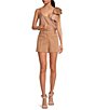 Color:Caramel - Image 4 - x Jess Southern Logan High Rise Cotton Sateen Short