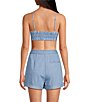 Color:Chambray - Image 5 - x Jess Southern Norma Jean Chambray Coordinating Bralette