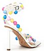 Color:Multi - Image 3 - x Jess Southern Phoebe Rainbow Bobble Bead Dress Sandals