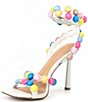 Color:Multi - Image 5 - x Jess Southern Phoebe Rainbow Bobble Bead Dress Sandals