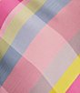 Color:Multi plaid - Image 4 - x Jess Southern Shelby One Shoulder Chain Satin Plaid Sheath Midi Dress