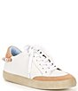 Color:White/Dark Tan - Image 2 - x Jess Southern Tallulah Beaded Lace Up Sneakers