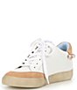 Color:White/Dark Tan - Image 5 - x Jess Southern Tallulah Beaded Lace Up Sneakers