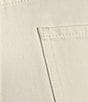 Color:White - Image 6 - x Nastia Liukin Anna Denim Straight Leg Feather Detail Jeans