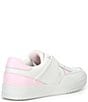 Color:White/Rose Petal - Image 2 - x Nastia Liukin Kira Leather Lace-Up Sneakers