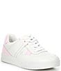 Color:White/Rose Petal - Image 1 - x Nastia Liukin Kira Leather Lace-Up Sneakers
