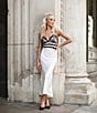 Color:White - Image 5 - x Nastia Liukin Nastia Satin Lace Midi Slip Dress