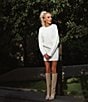 Color:Ivory - Image 6 - x Nastia Liukin Olga Cable Knit Pull-On Coordinating Mini Skirt