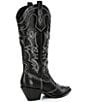 Color:Black - Image 2 - x Nastia Liukin Palomar Leather Contrast Stitch Western Boots
