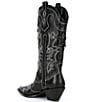 Color:Black - Image 3 - x Nastia Liukin Palomar Leather Contrast Stitch Western Boots