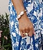 Gianni Bini x Shea Leigh Mills Amelia Pearl Line Bracelet, Color:Pearl - Image 1