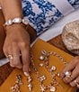 Gianni Bini x Shea Leigh Mills Amelia Pearl Line Bracelet, Color:Pearl - Image 4