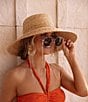 Gianni Bini x Shea Leigh Mills Boater Hat, Color:Natural - Image 1