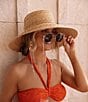 Gianni Bini x Shea Leigh Mills Boater Hat, Color:Natural - Image 2