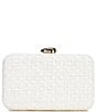 Gianni Bini x Shea Leigh Mills Colada Minaudiere Clutch, Color:White - Image 2