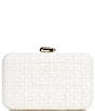 Gianni Bini x Shea Leigh Mills Colada Minaudiere Clutch, Color:White - Image 3